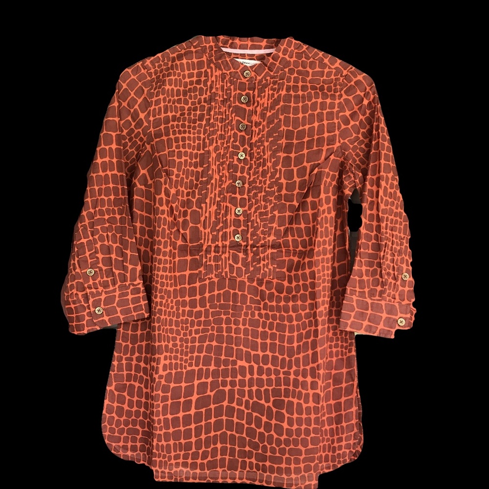 Isaac Mizrahi Tunic Alligator Print New no tags